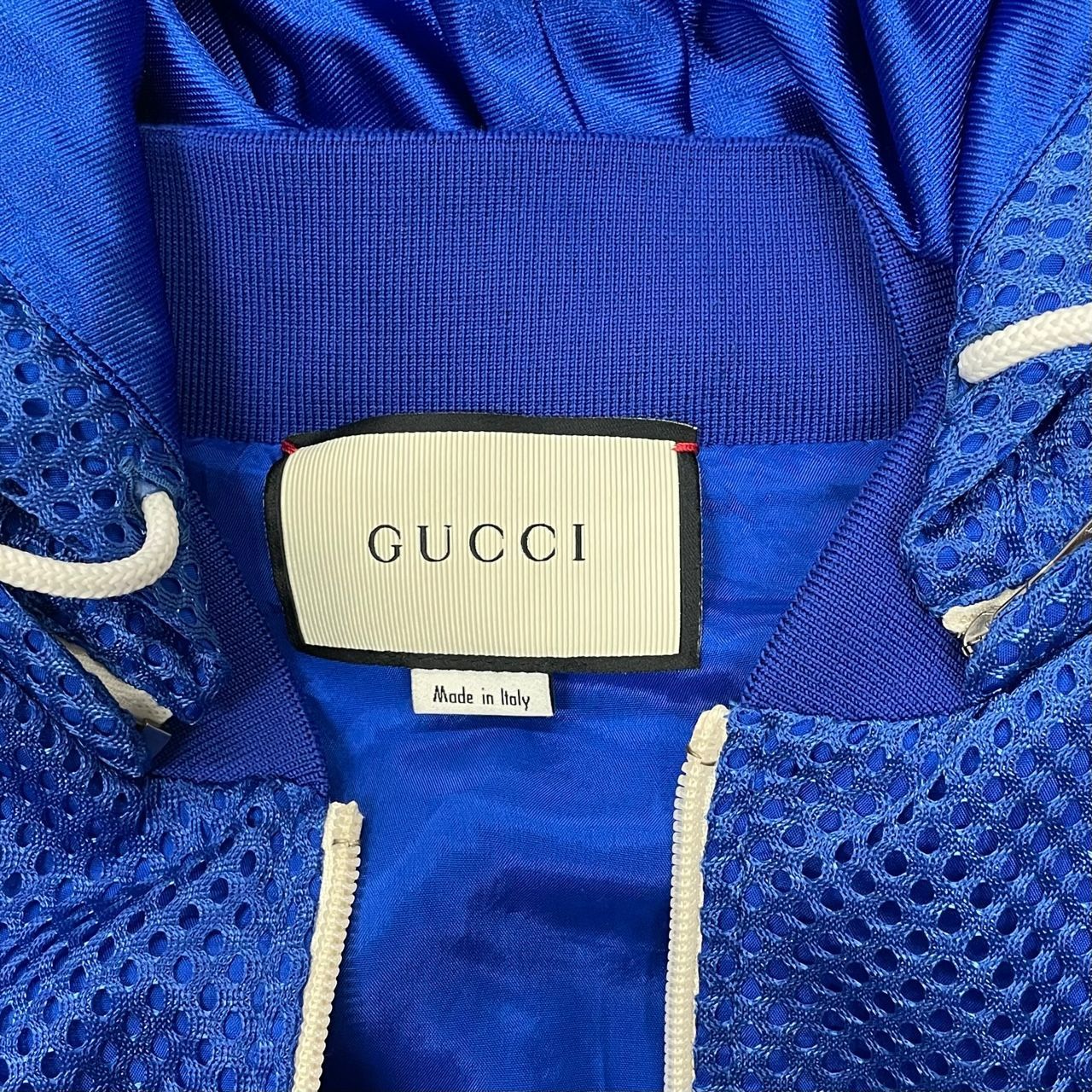 国内正規 GUCCI 18SS Net Jacket with Magnetismo Stripe メッシュ