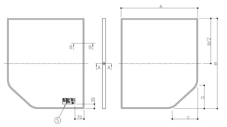 TOTO 断熱風呂蓋1400用 2枚 品番 AFKK84130W