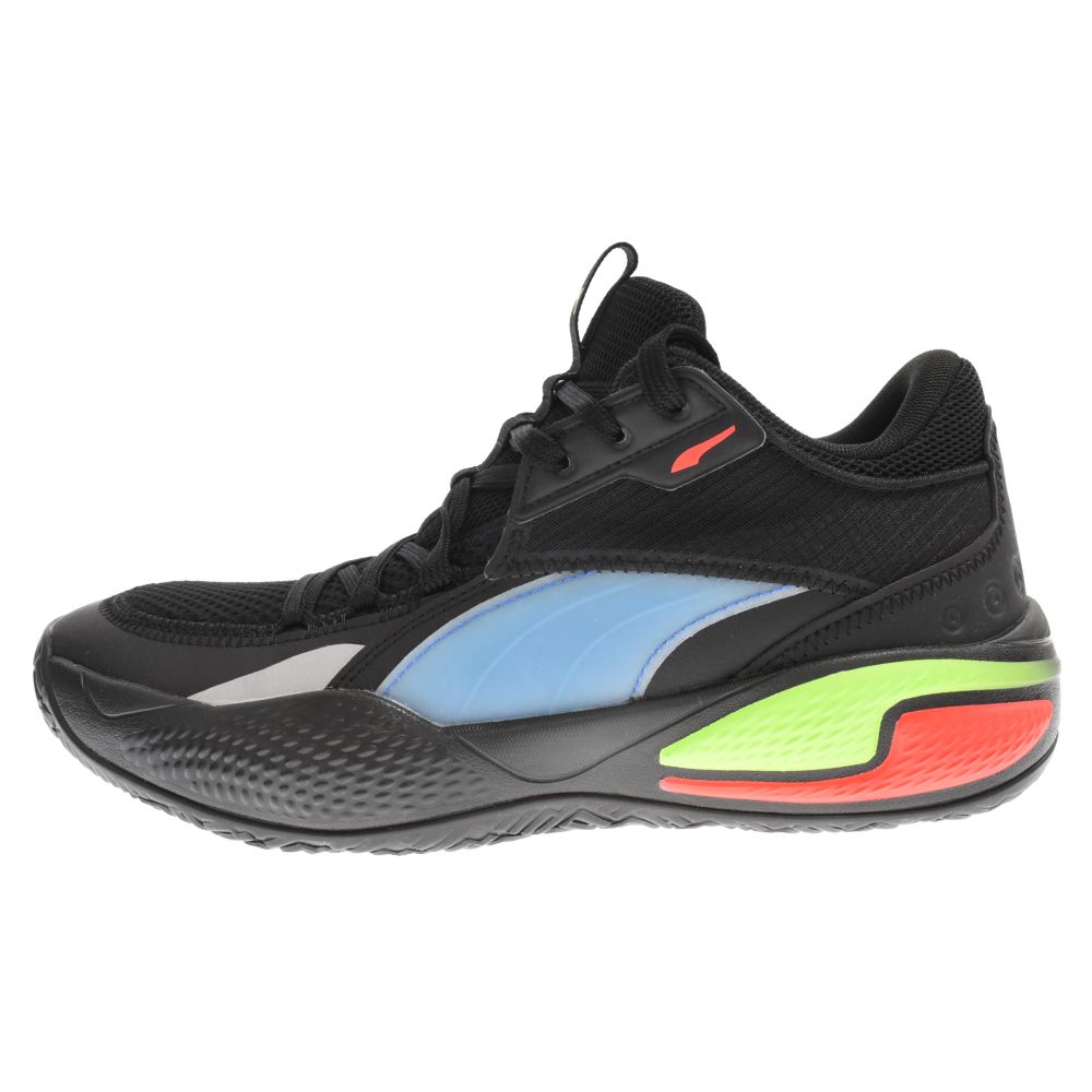 PUMA (プーマ) COURT AND RIDER コートアンドライダー ローカットスニーカー ブラック US9.5/27.5cm  376107-01 - メルカリ