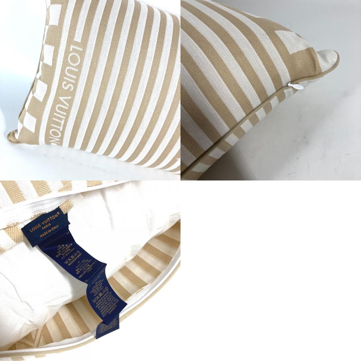 Louis Vuitton ルイヴィトン クッション・プラージュLV クッション・プラージュ LV グラフィカル S00｜ルイ・ヴィトン