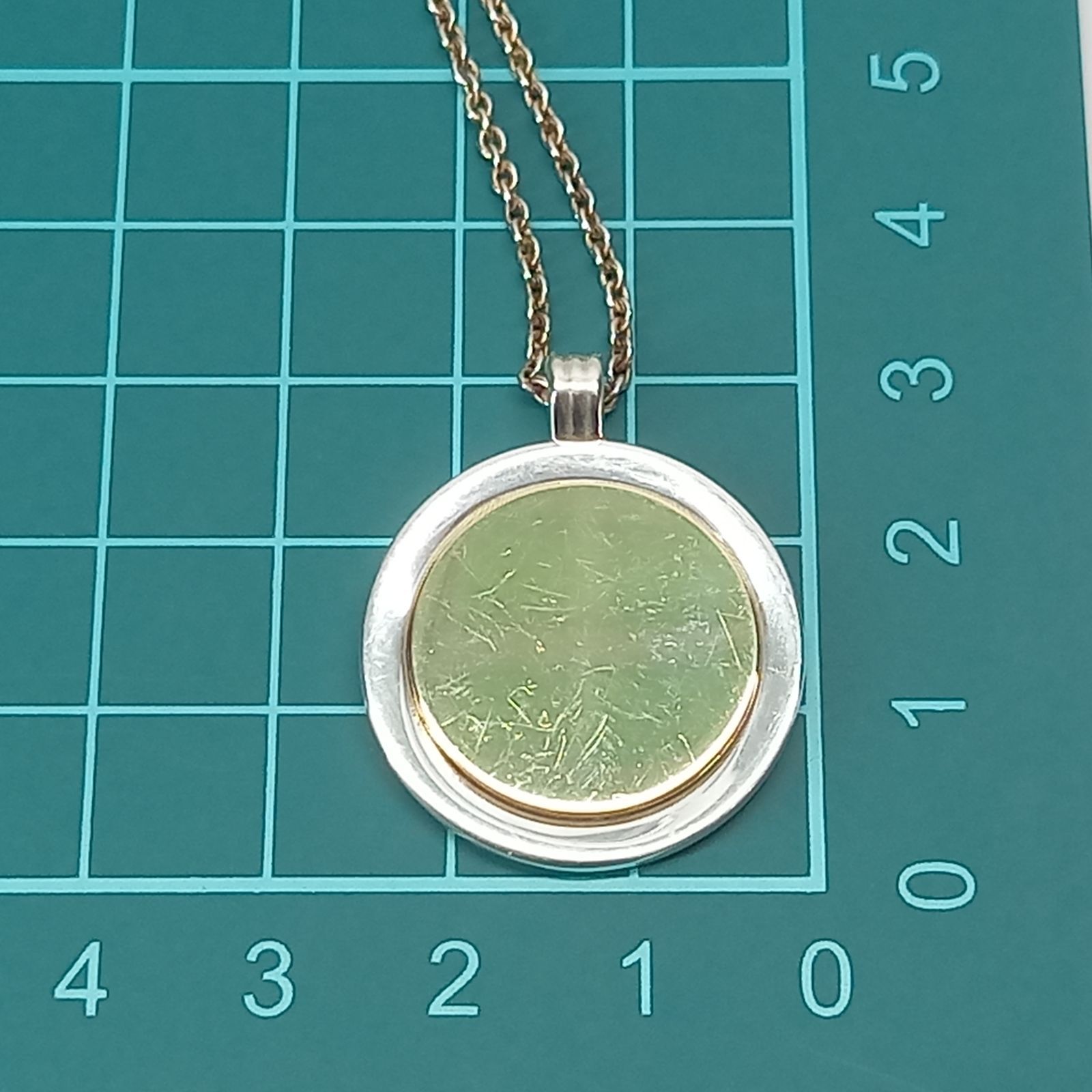 TIFFANY&Co. 18K コインネックレス シルバー ゴールド