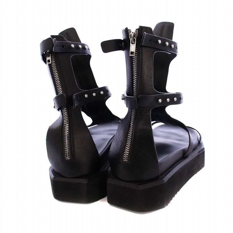 【付属品なし】Rick Owens スポーツサンダル ブラック/ホワイト 46 リックオウエンス Rick Owens TURBO CYCLOPS SPARTAN サンダル