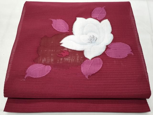 平和屋着物○京の名門 じゅらく謹製 帝王紫 八寸名古屋帯 紬