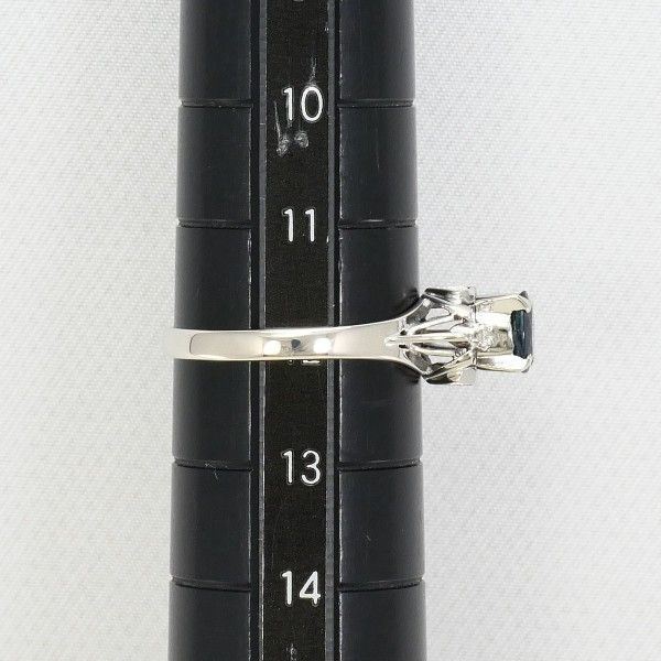 Pm900 リング 指輪 12号 サファイア 0.54 ダイヤ 総重量約3.4g - メルカリ 