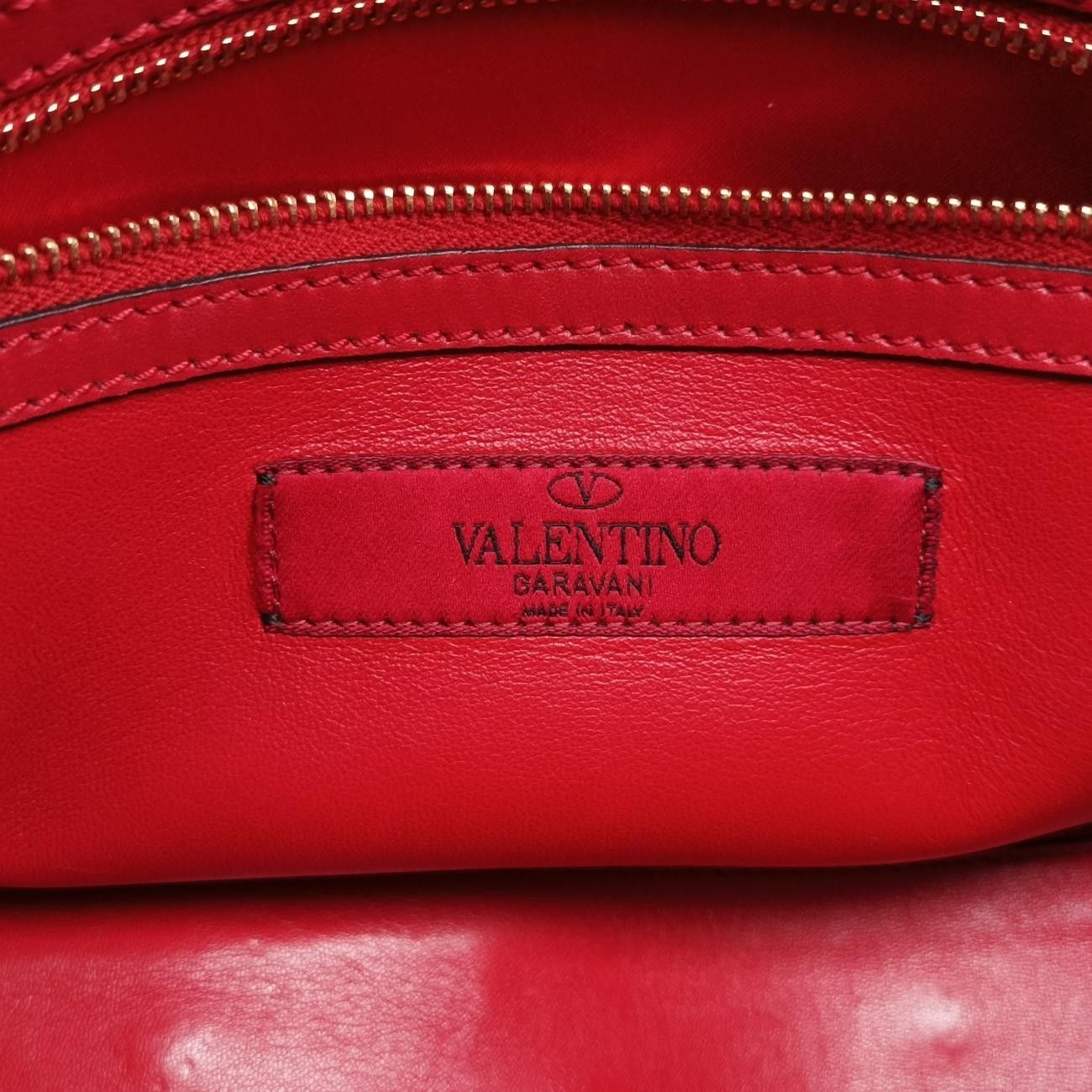 ヴァレンティノValentinoマイロックスタッズレッドレザーBL-M997VIT2