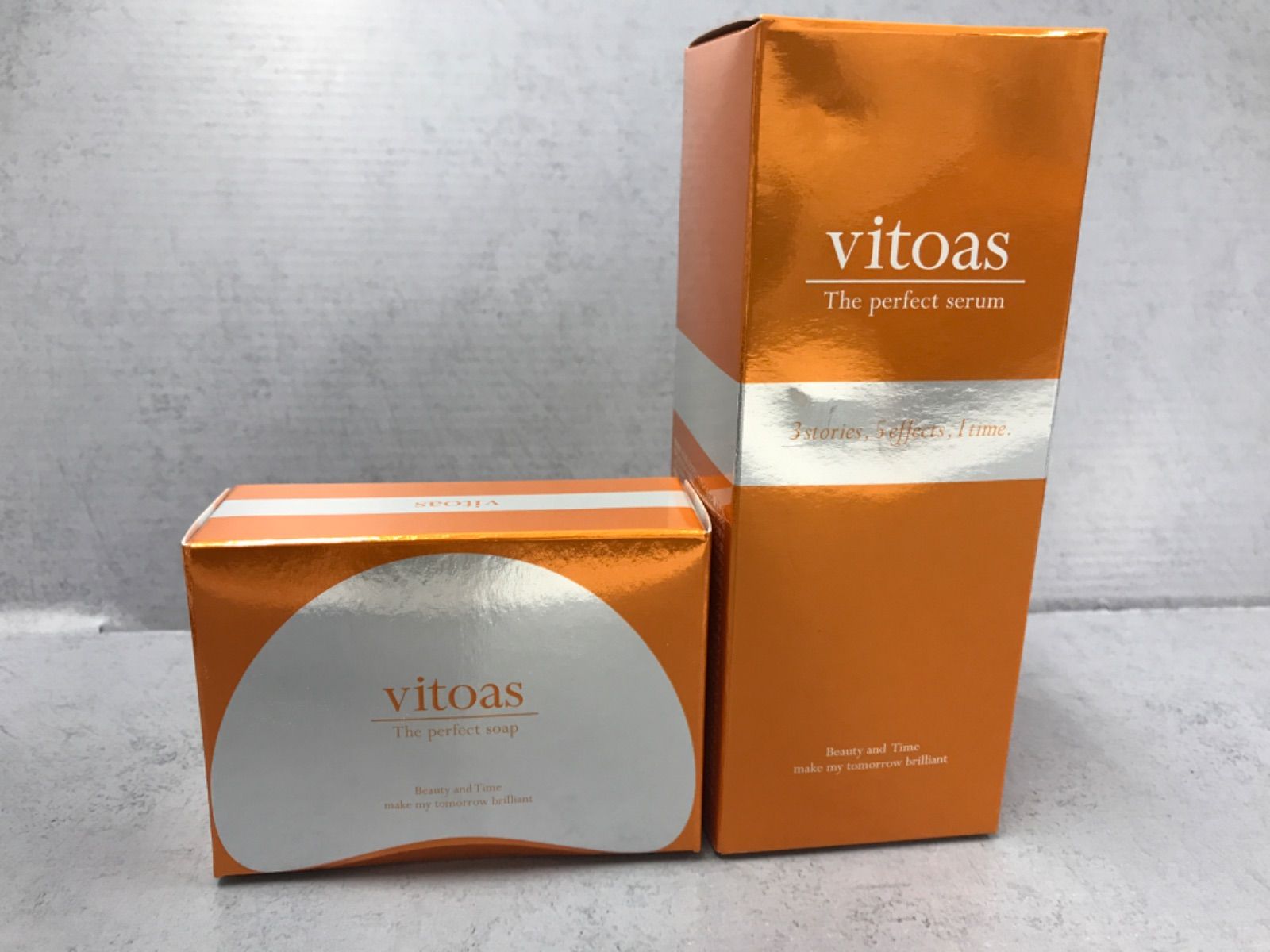 S1928 vitoas ビトアス ザ パーフェクト セラム 120ml + ザ パーフェクト ソープ 80g 2点セット