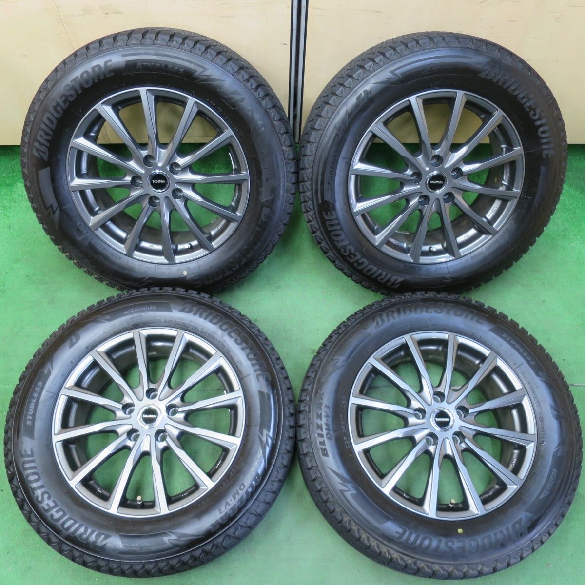 BALMINUM 17インチ ホイール スタッドレス 225/65R17 バリ溝 送料無料 