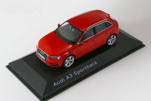 シュコー 1/43 アウディ A3 スポーツバック 8V レッド Audi A3