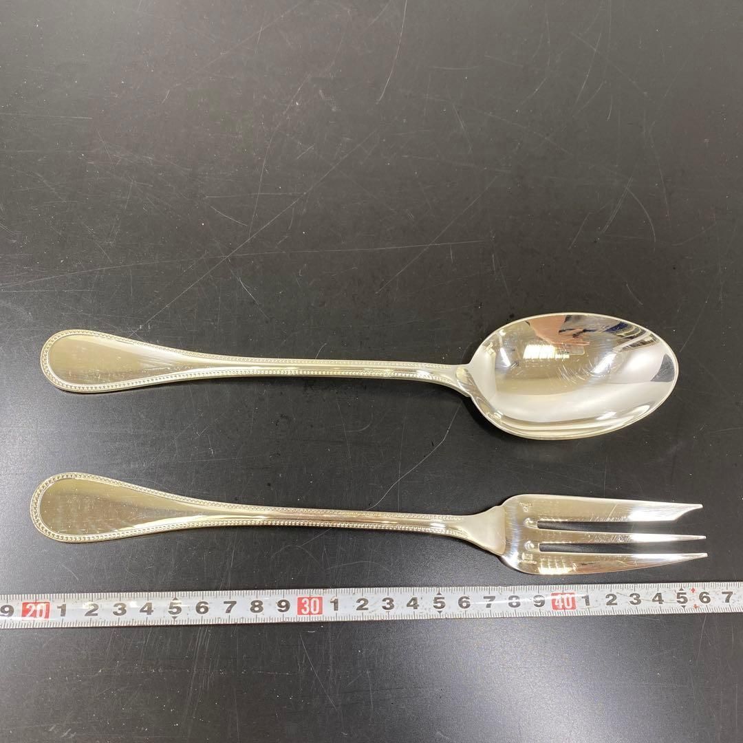 クリストフル 特大スプーン フォーク 214g 東さ6-1008