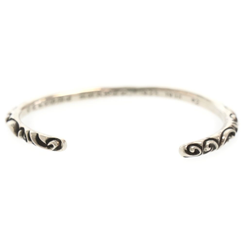 CHROME HEARTS (クロムハーツ) BANGLE SCROLL スクロールバンド シルバーブレスレット シルバー