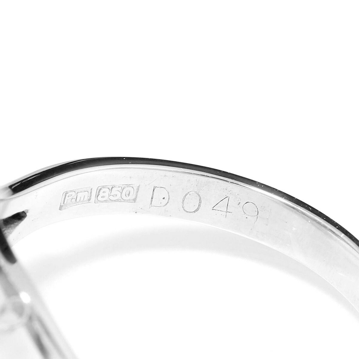 リング 指輪 ダイヤモンド 0.49ct Pt850 13号 中古 プレラブド 返品OK  