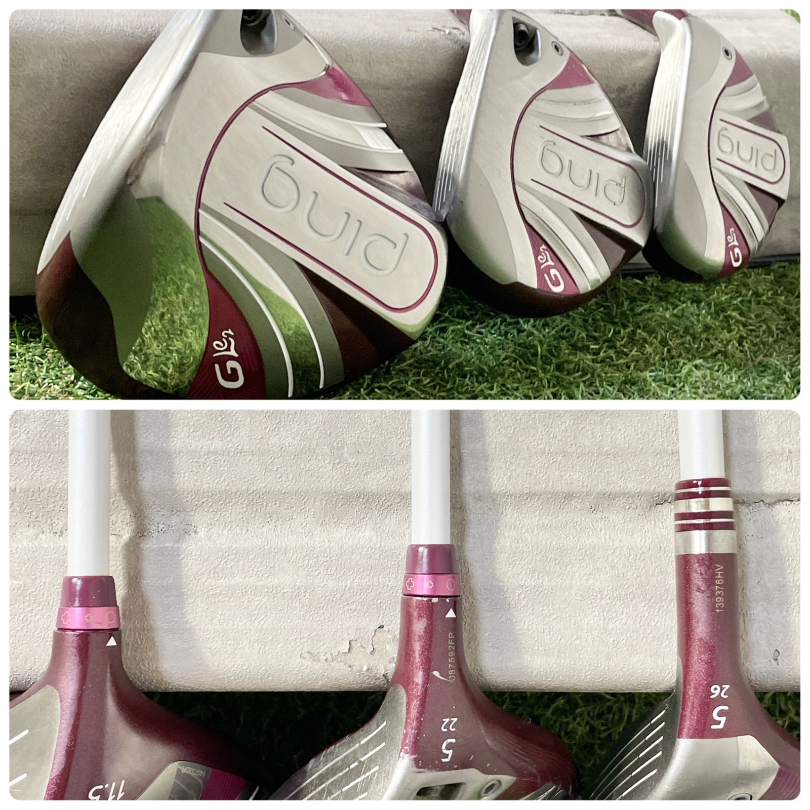 ピン PING GLe2 レディース ゴルフクラブセット A 豪華10本 右利き PING GLe2 レディース A ゴルフクラブセット 豪華10本 右 ピン