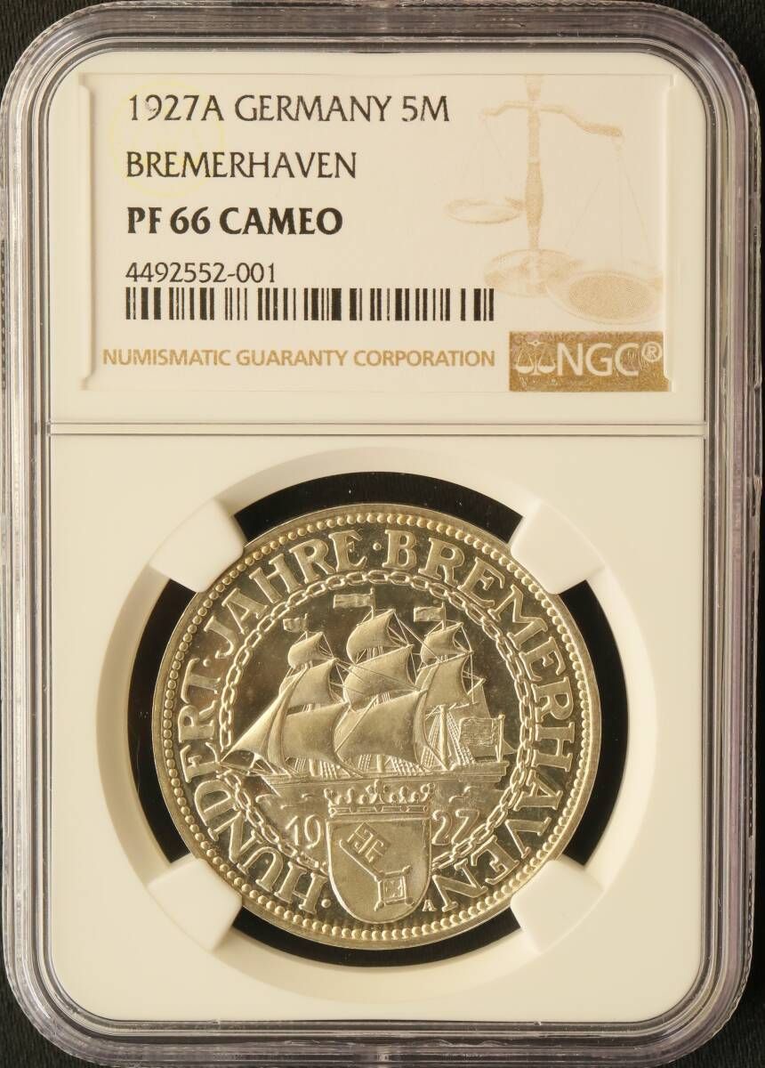 1927-A ドイツ ワイマール共和国 ブレーマーハーフェン港開港100 1927-A ドイツ ワイマール共和国 ブレーマーハーフェン港開港100