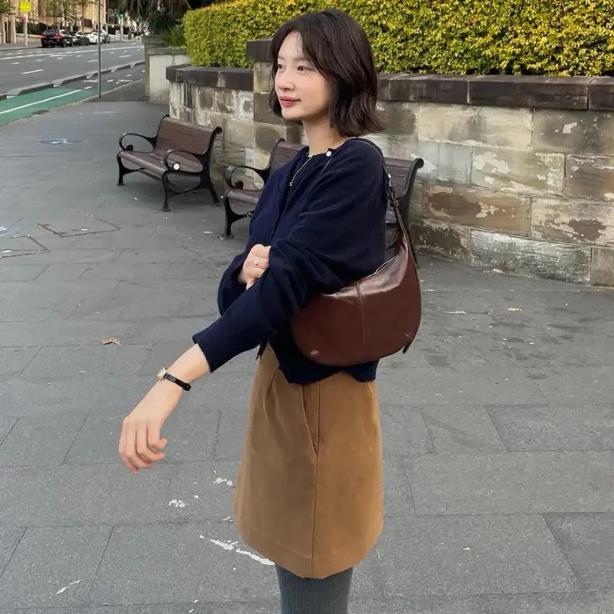 ベニュエット コティッジ スカート cottage skirt キャメル s