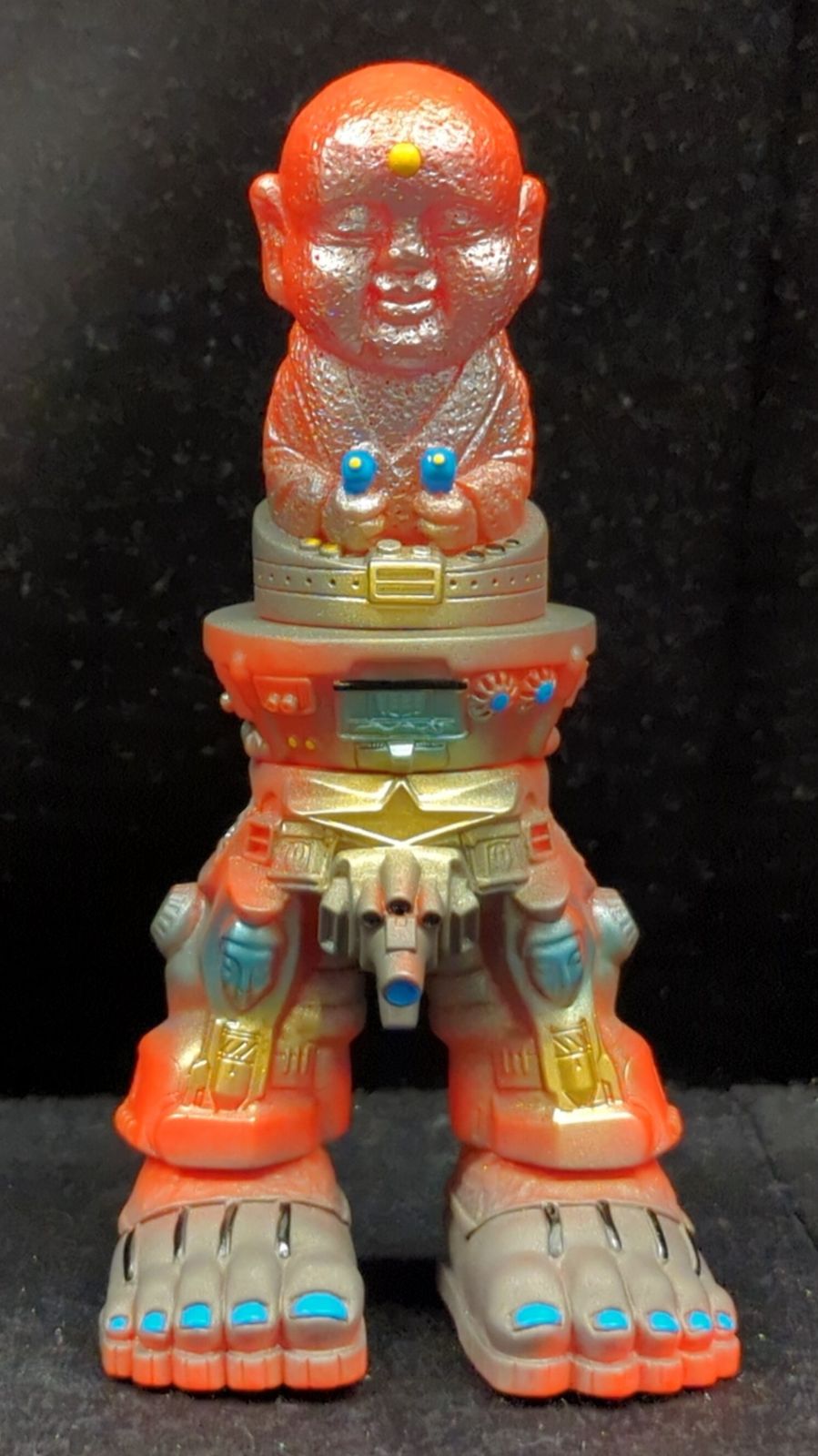 MIROCK TOY アウェイクニング地蔵 神社カラー(朱色成型/銀/金/メタ青/黒塗装)