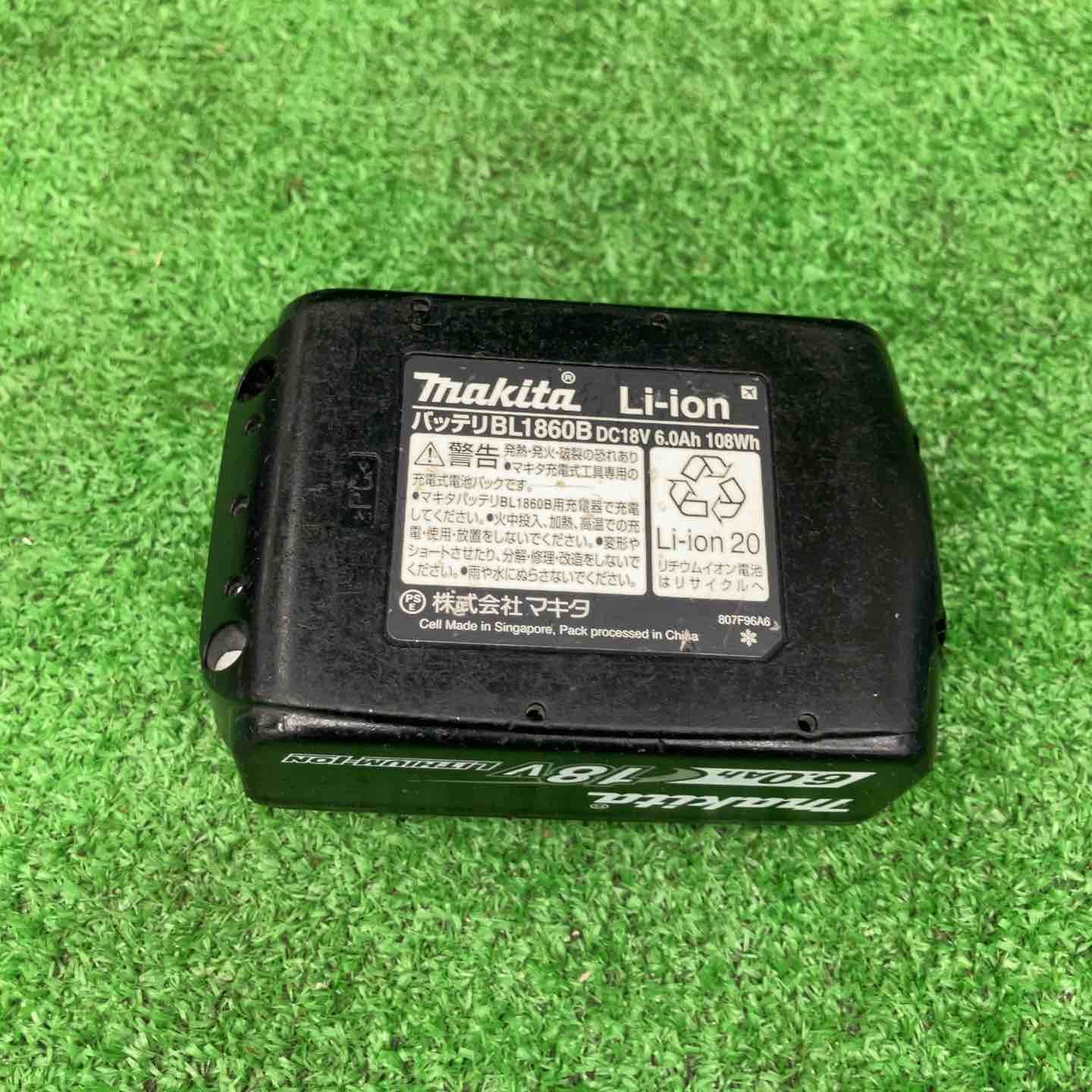 18V 6.0Ahバッテリー1個付き