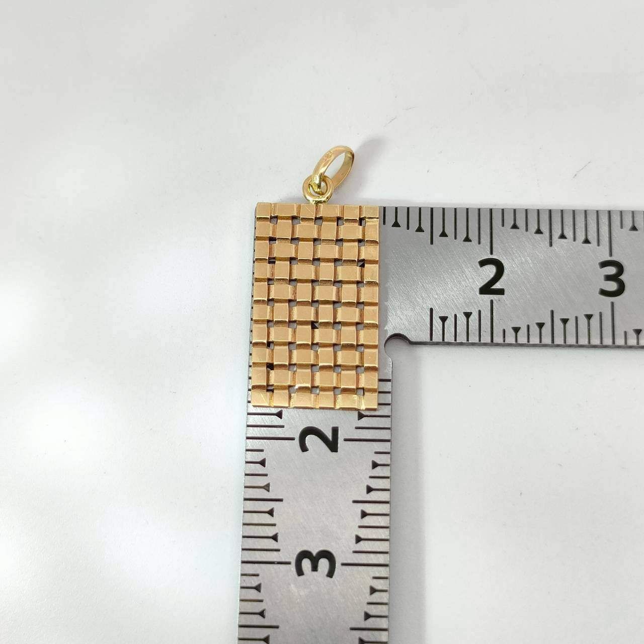 K18クロストップ 111H2510⑮ K18『クロス』11粒ダイヤモンドネックレス