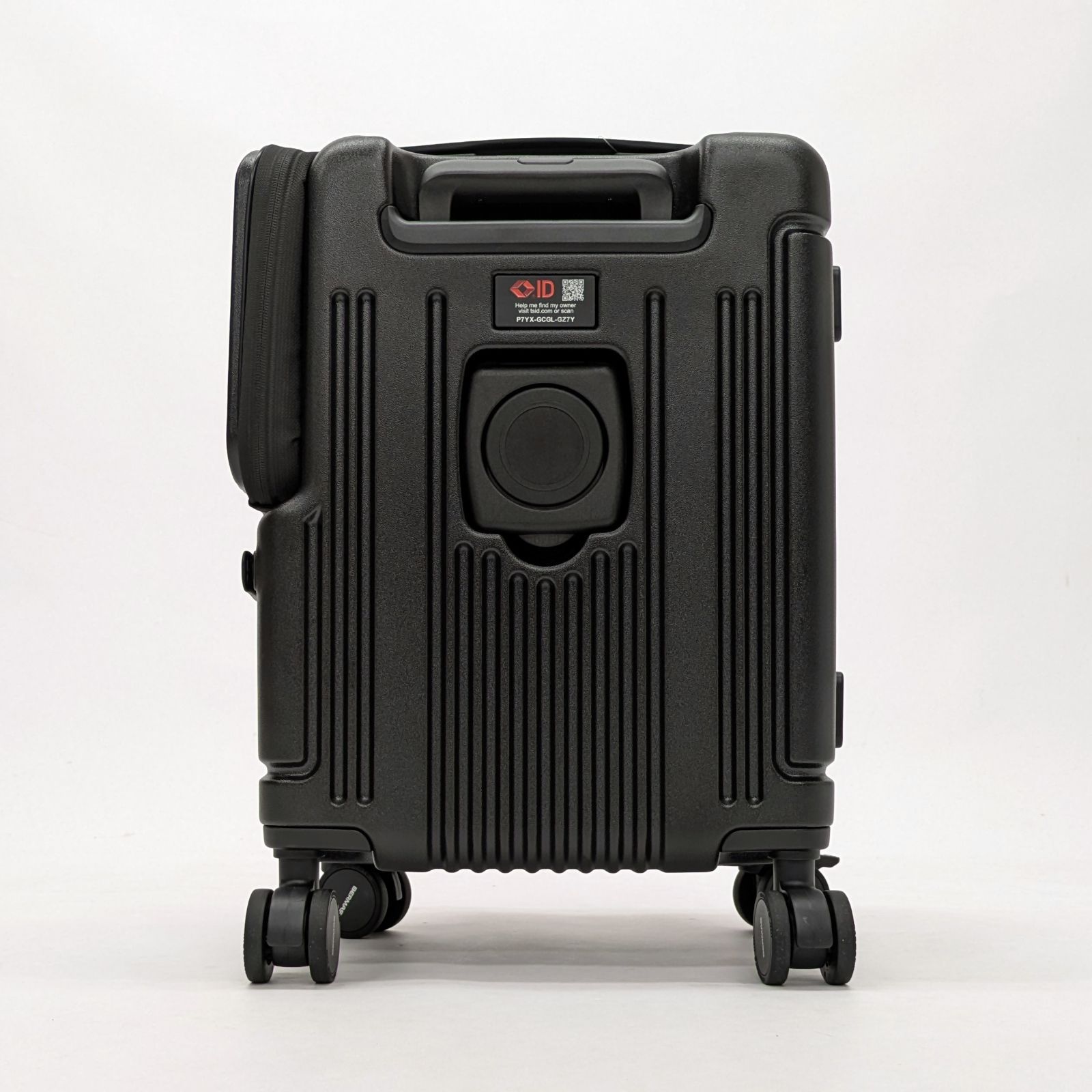 アウトレット品 バーマス公式直営 BERMAS バーマス EURO CITY3 サイドポケット付きフロントオープン48cm ファスナー スーツケース キャリーケース トラベル 35L HINOMOTO製足踏み式ストッパー付き60mm大径キャスター KARIMZIABAT_FR