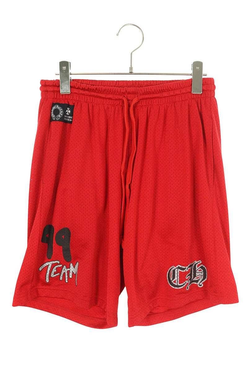 クロムハーツ　ハーフパンツ クロムハーツ MESH VARSITY SHORTS CHプリントメッシュハーフ