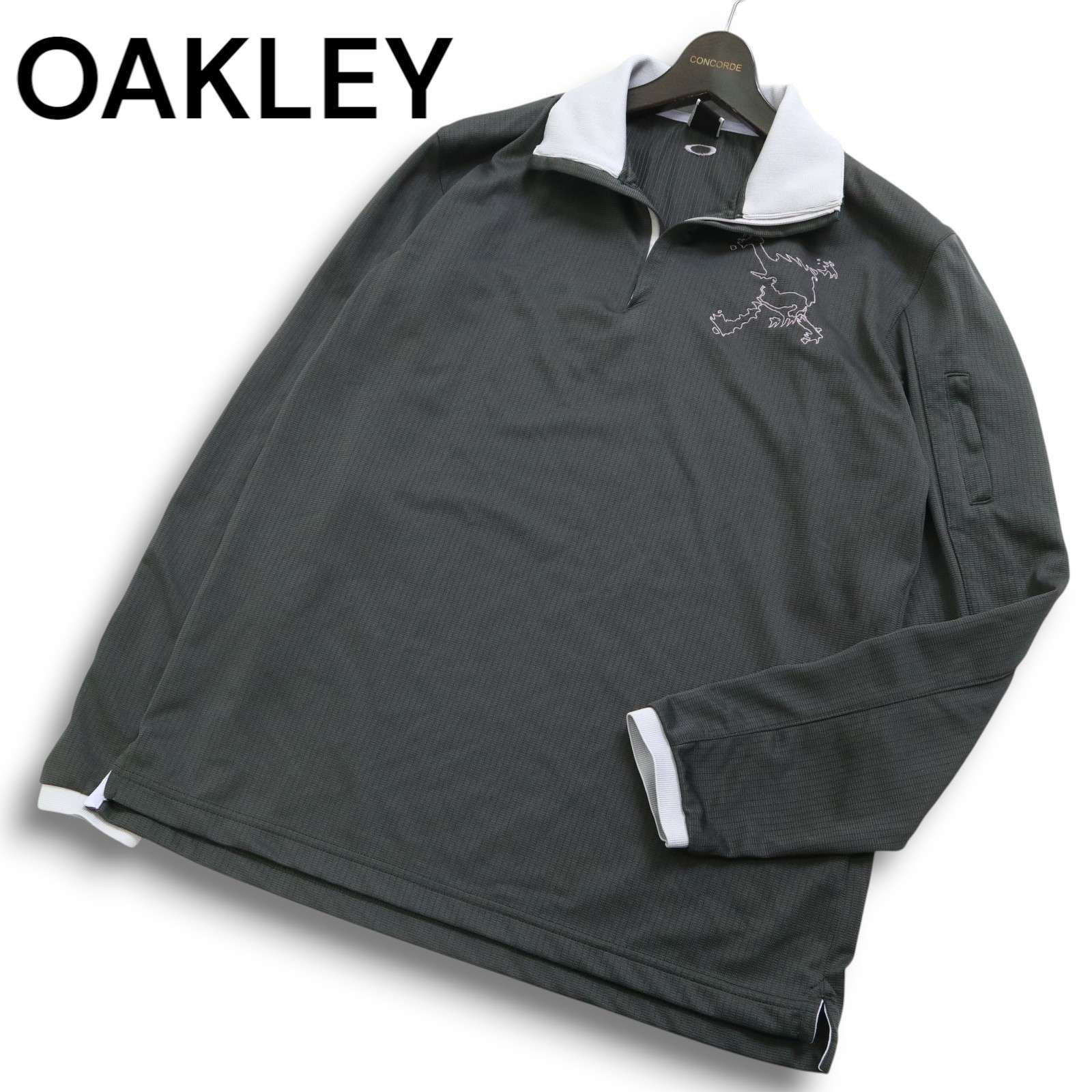 OAKLEY オークリー 通年 スカルコレクション☆ ロゴ刺繍 長袖