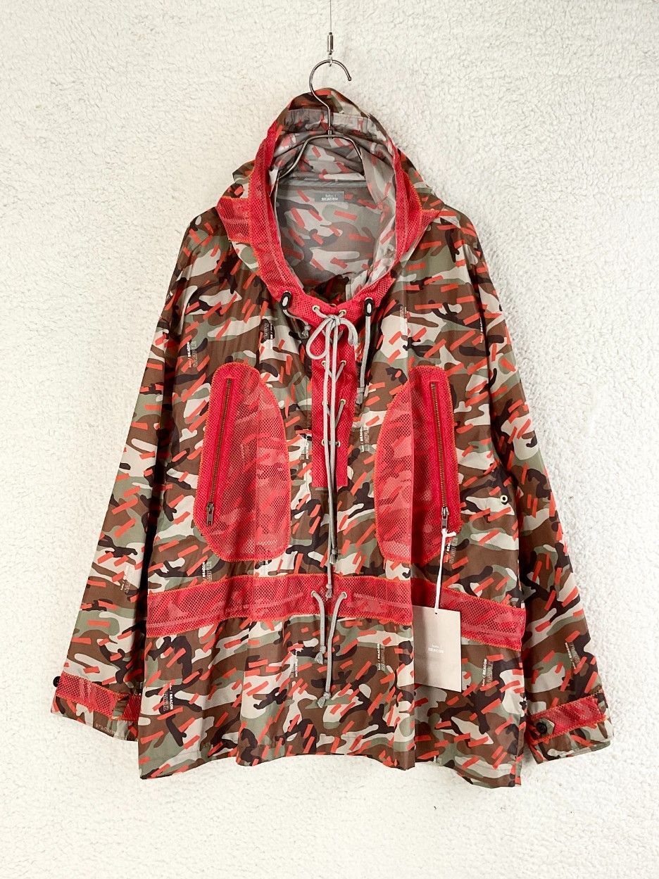 kolor BEACON 2 迷彩×レッド 迷彩総柄プルオーバーブルゾン men s