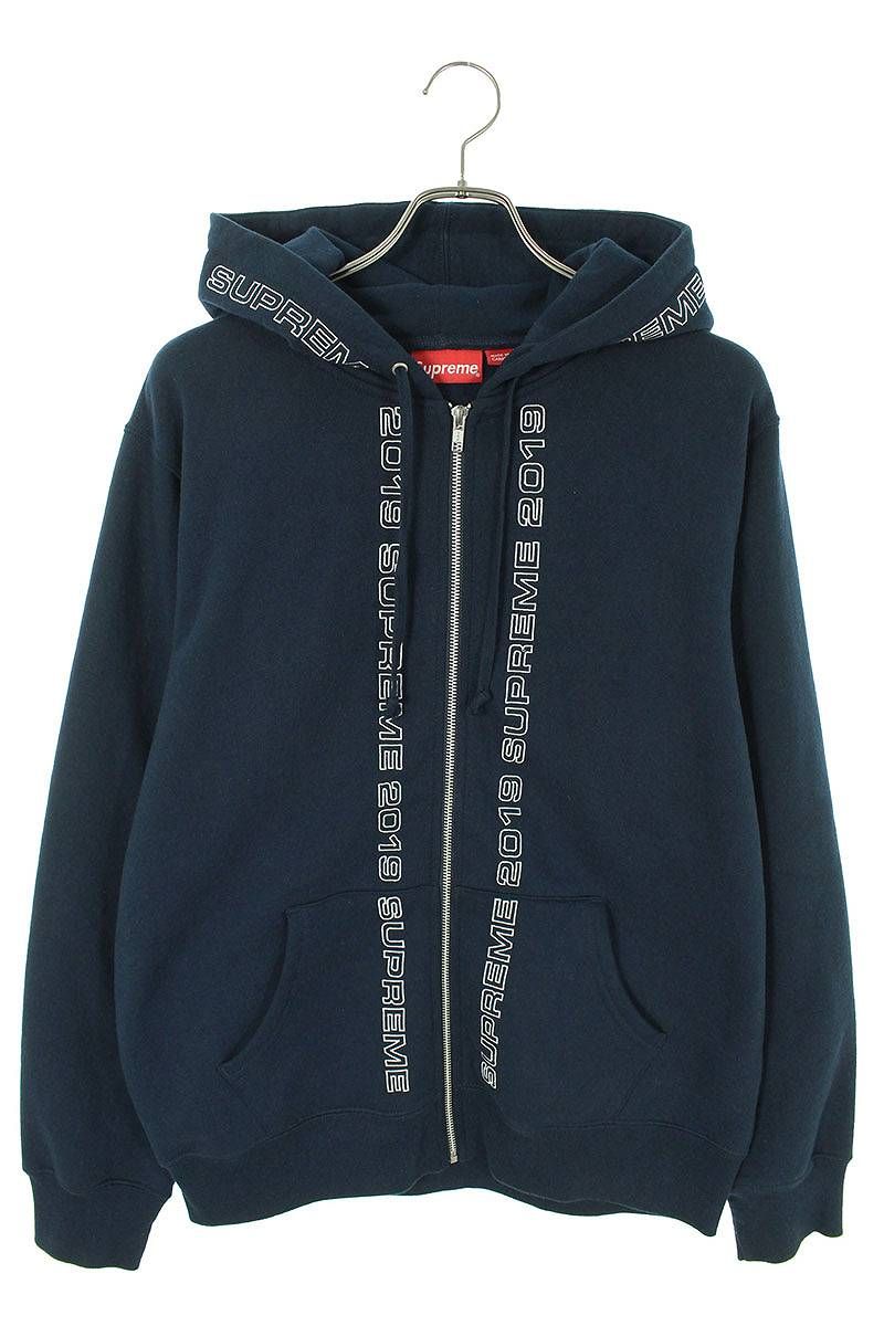 シュプリーム 19SS Topline Zip Up Sweatshirt トップラインジップ