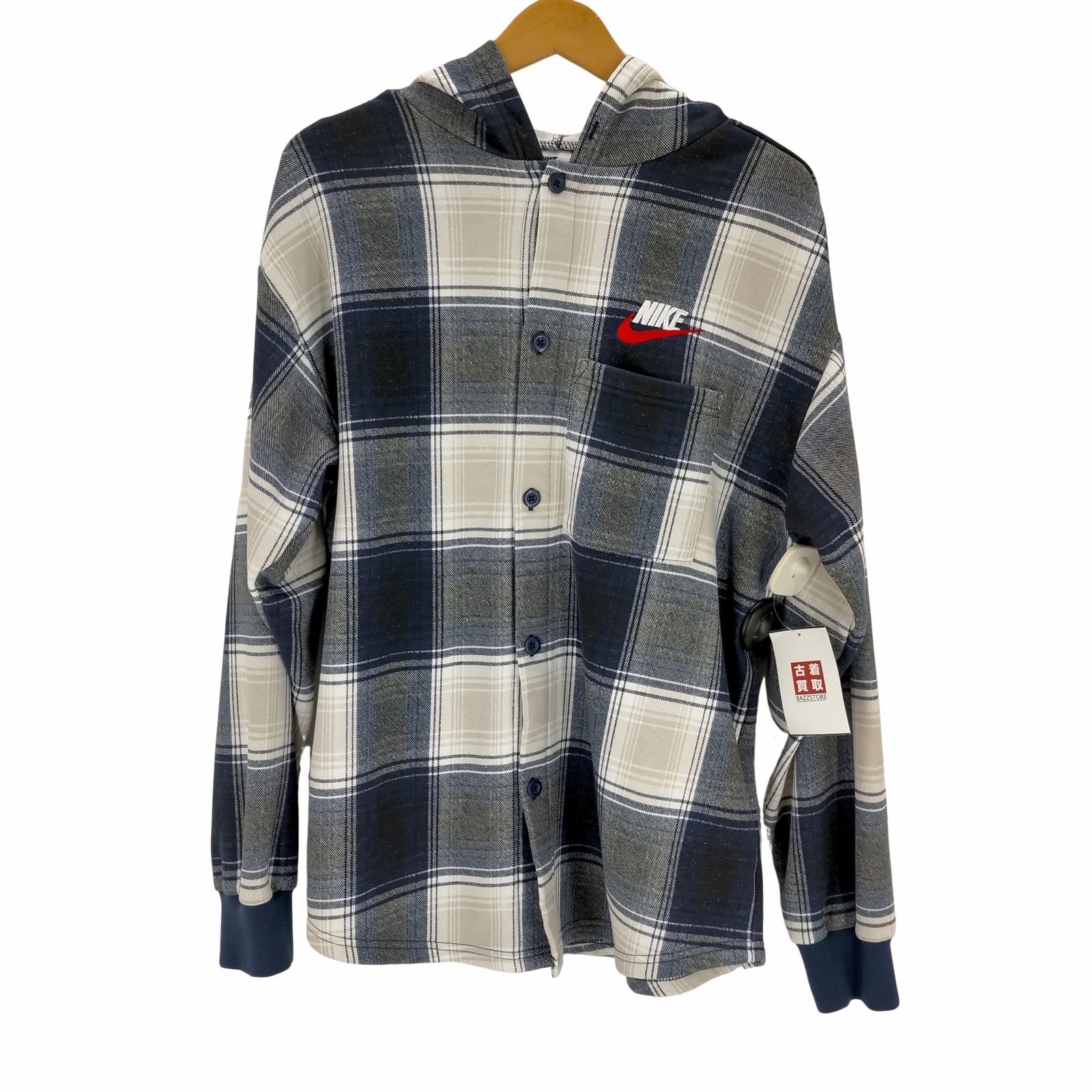 supreme 18AW Plaid Hooded Sweatshirt