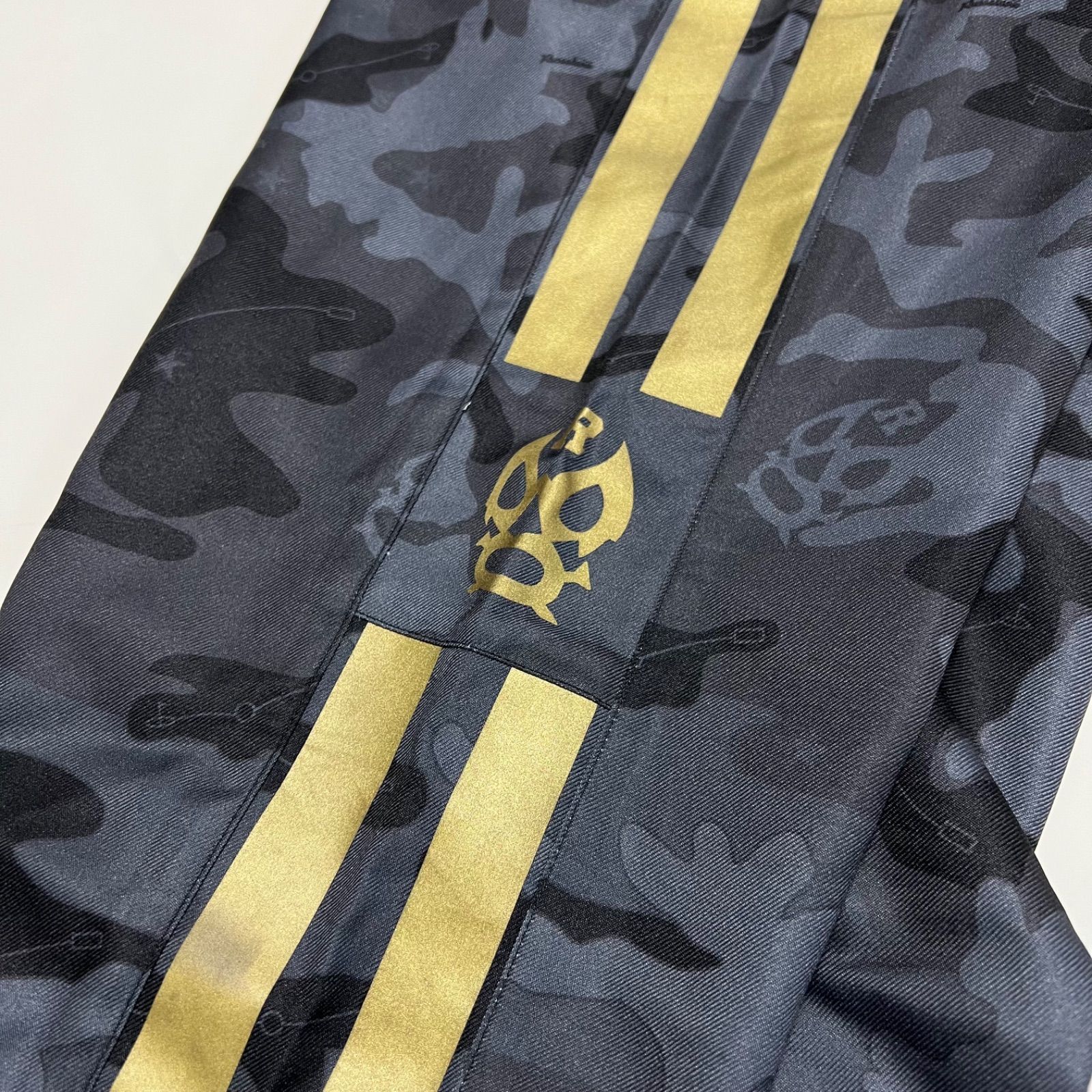 美品】 メンズ RUSSELUNO ロングパンツ 5 ゴルフパンツ カモフラ