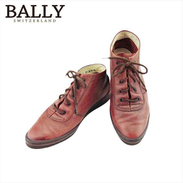 バリー ショートブーツ シューズ 靴 レディース ブラウン レザー BALLY 
