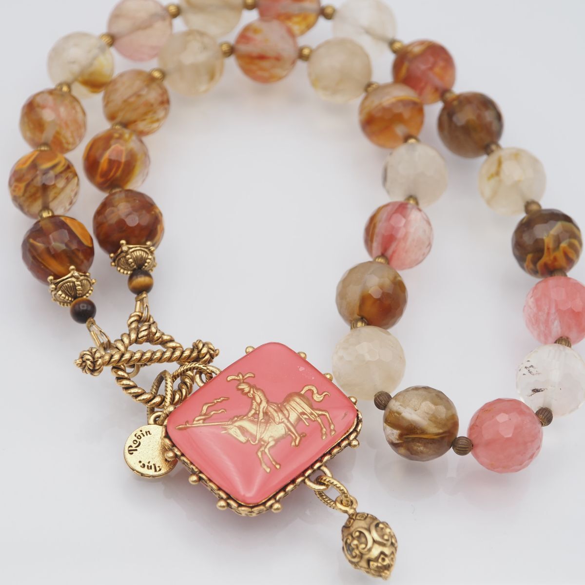 ロビンスティール淡水パールネックレス SETUP7｜IRIS 47/baroque pearl lariat necklce バロック パール