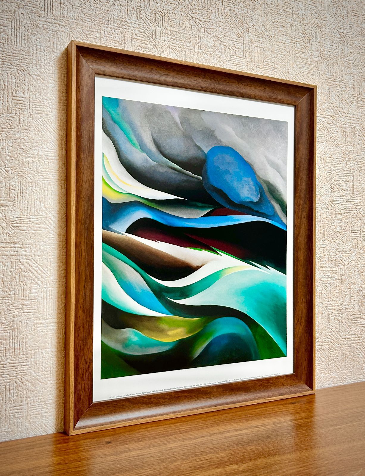 新品☆額縁付アートポスター☆ジョージア・オキーフ☆O'Keeffe