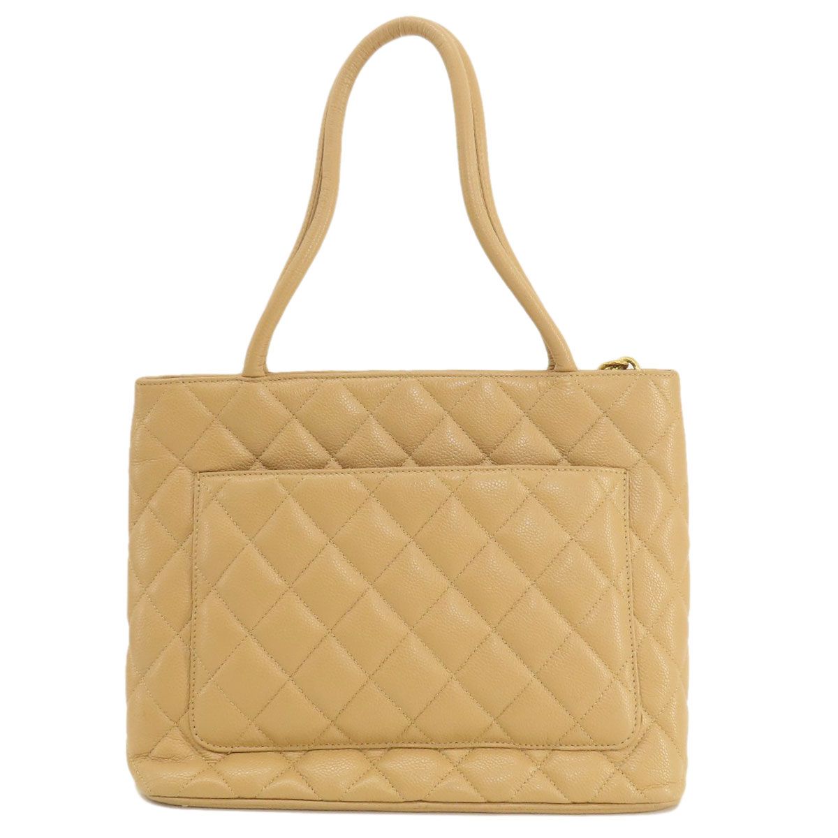 美品【Chanel】キャビアスキン トートバッグ ゴールド金具 CHANEL - 【最高峰美品】CHANEL 復刻トート キャビアスキン