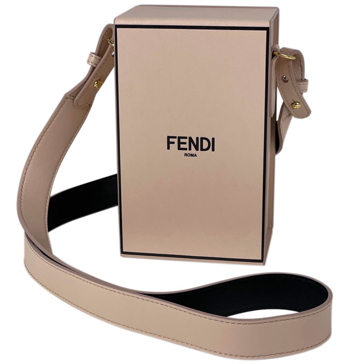 フェンディ FENDI ロゴ ショルダーバッグ ボックス ショルダーバッグ