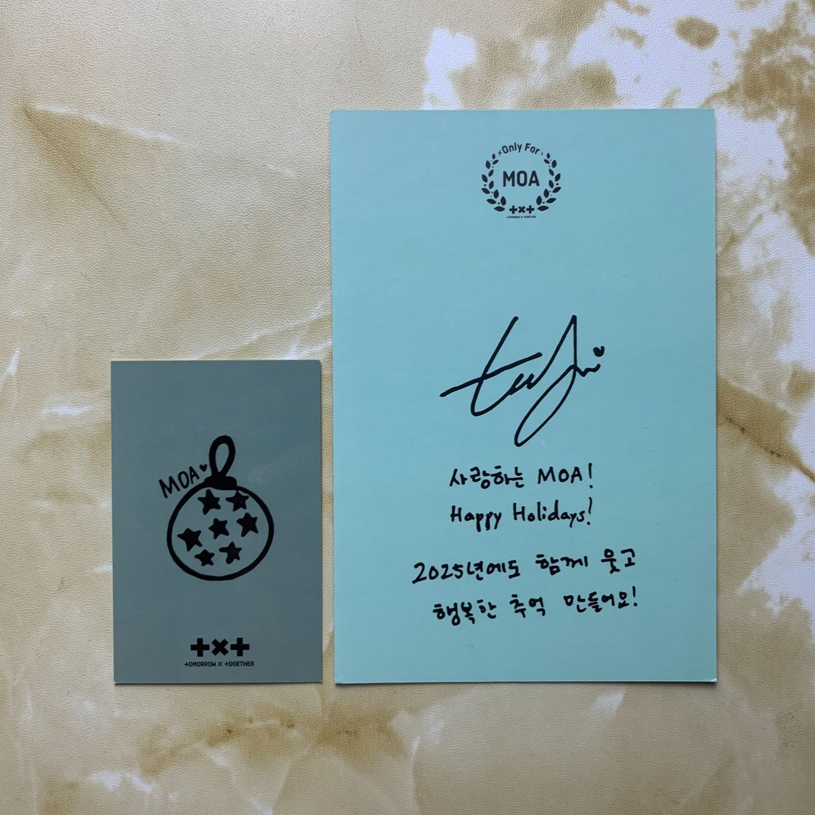 TXT テヒョン SBS歌謡 GGUM サノク トレカ ポストカード 匿名配送】 TXT TOMORROW X TOGETHER GGUM SBS 歌謡 サノク 2024