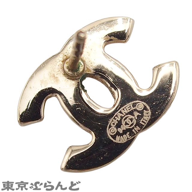 シャネル CHANEL ココマーク ピアス 04A ゴールド メタル ライン