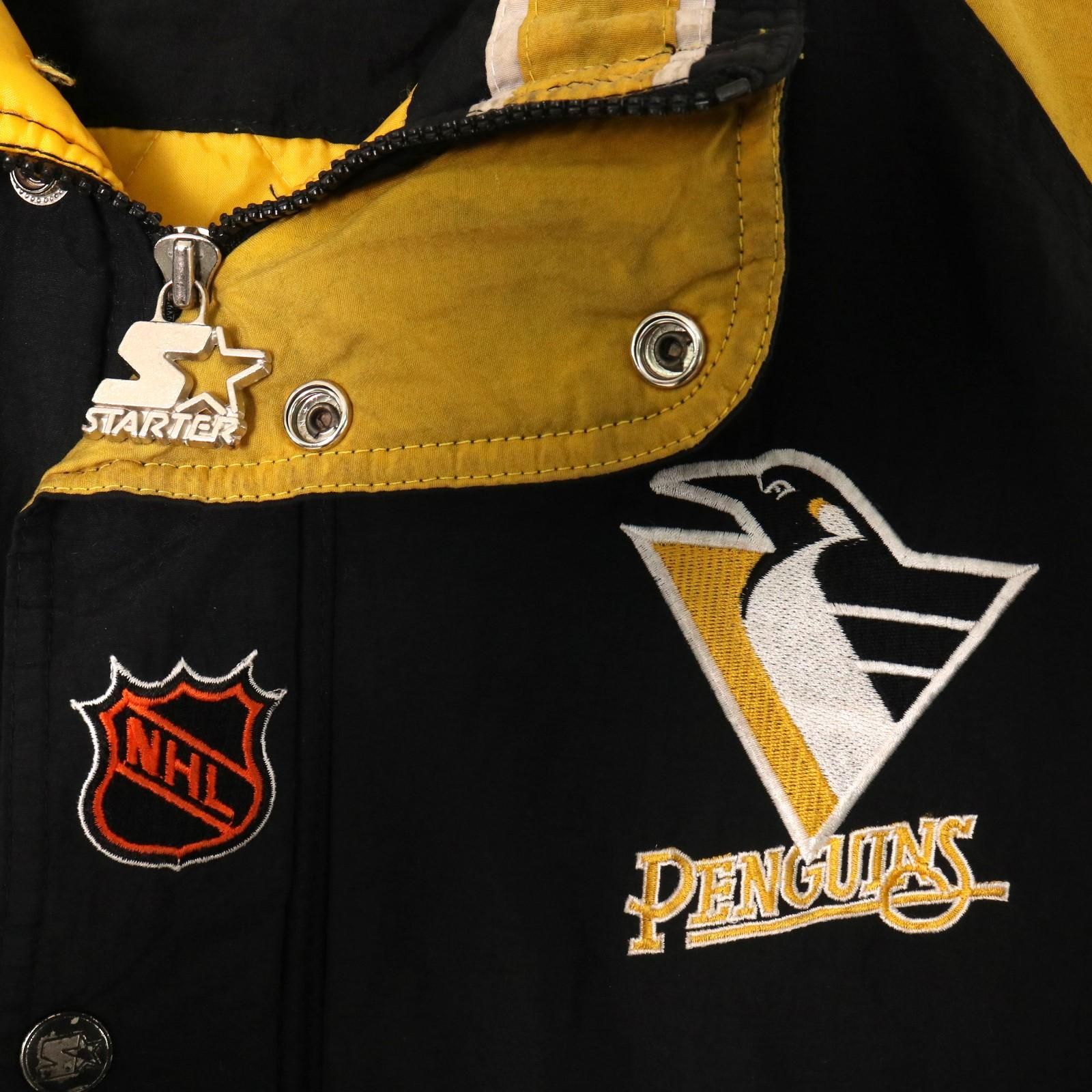 STARTER スターター NHL ピッツバーグ・ペンギンズ 中綿 ナイロン 