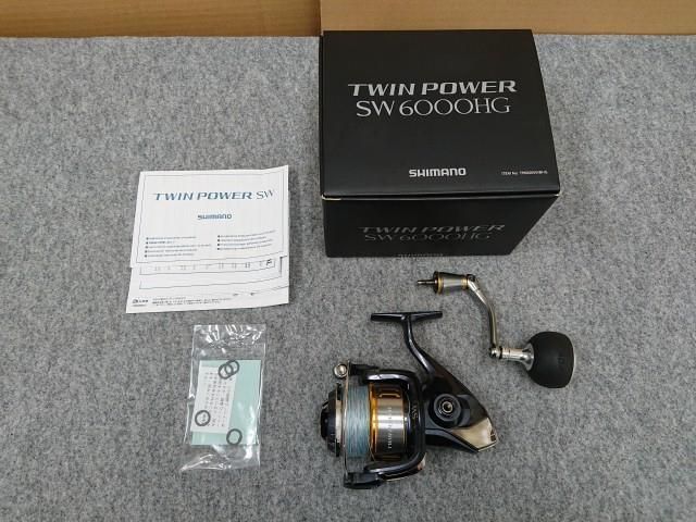 中古】 シマノ 15ツインパワー SW 6000HG スピニングリ－ル TWIN POWER  
