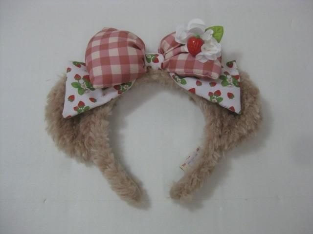 品 ディズニー シェリーメイ カチューシャ ハートフェルトストロベリーギフト いちご