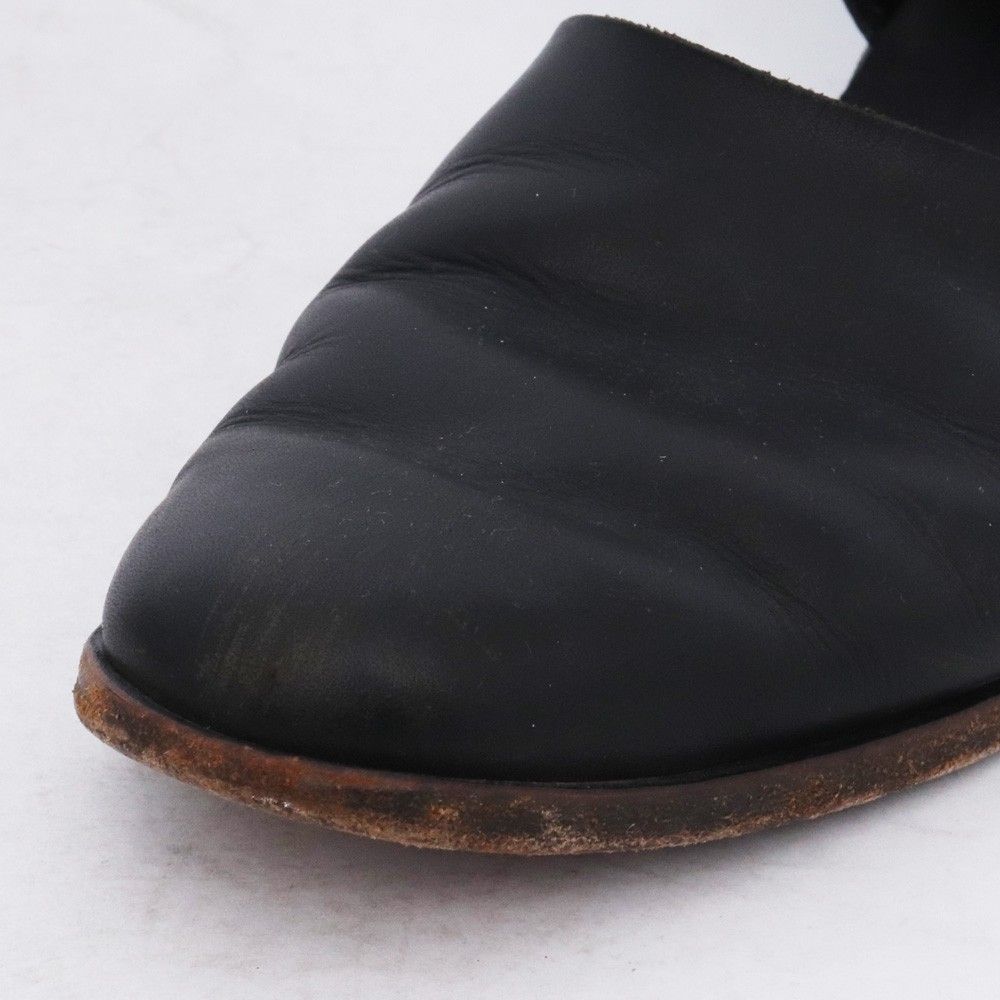 SUNSEA Cut-off Normandie Mule サイズ3 ブラック - メルカリ