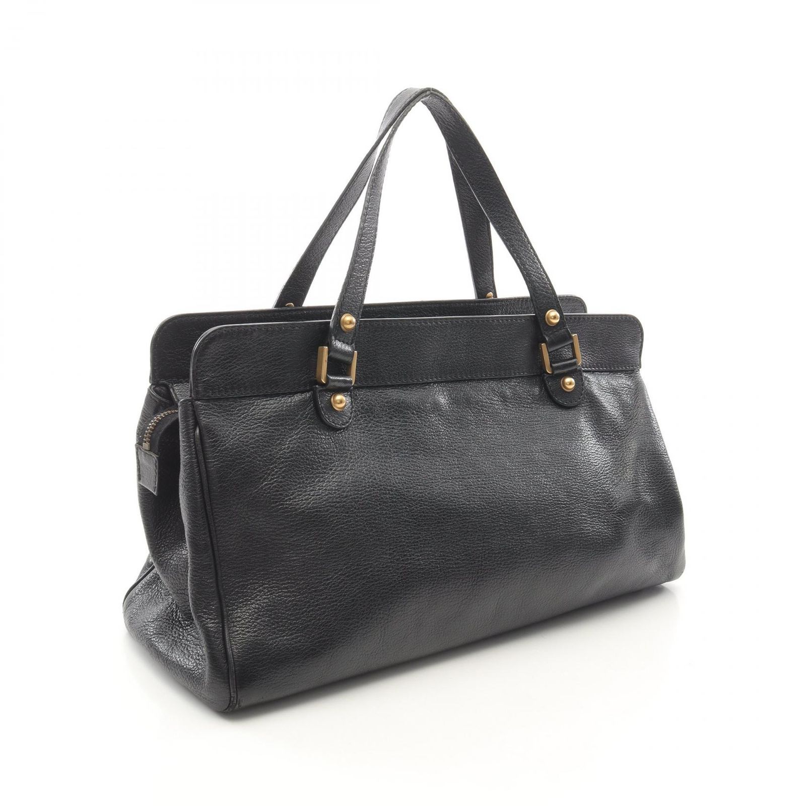 グッチ インターロッキングG ブロンディ ハンドバッグ レザー 黒 グッチ インターロッキングG ブロンディ ハンドバッグ レザー 黒 楽天