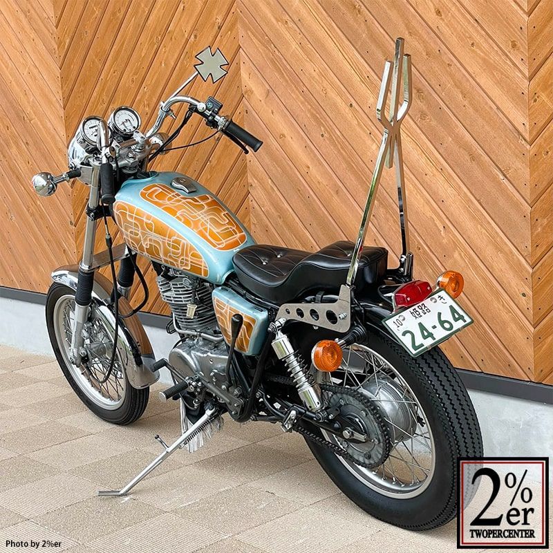 SR400/500 シッシーバー(シーシーバー)用プレート ホールタイプ - メルカリ