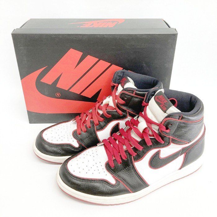 NIKE ナイキ Air Jordan 1 Retro High OG Blood Line 555088-062 ブラッドライン ジョーダン1 ブラック size29cm