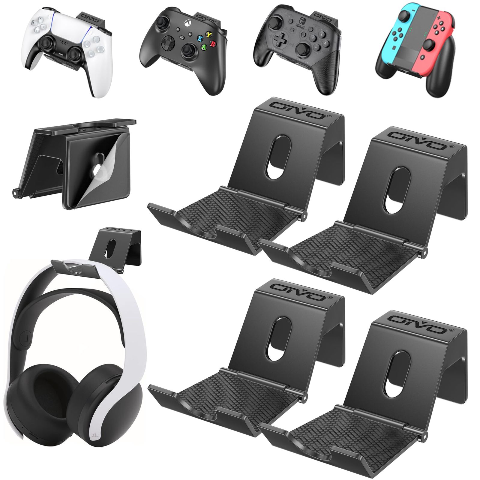 OIVO コントローラーウォールマウントホルダー PS3/PS4/PS5/Xbox 360