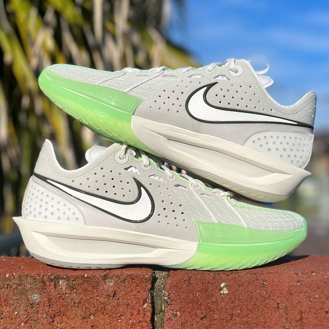 NIKE AIR ZOOM G.T. CUT 3 ナイキ エア ズーム GT カット 3 【MEN'S】 light bone/sail-vapor  green DV2918-003