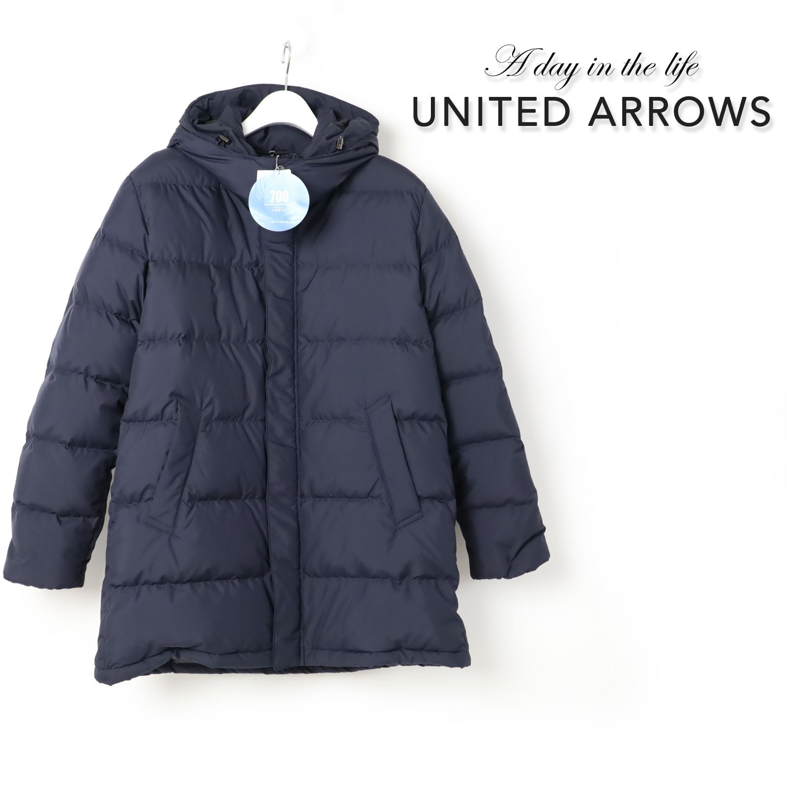 新品 ユナイテッドアローズ 700FP ダウンコート ミドル丈 UNITED 