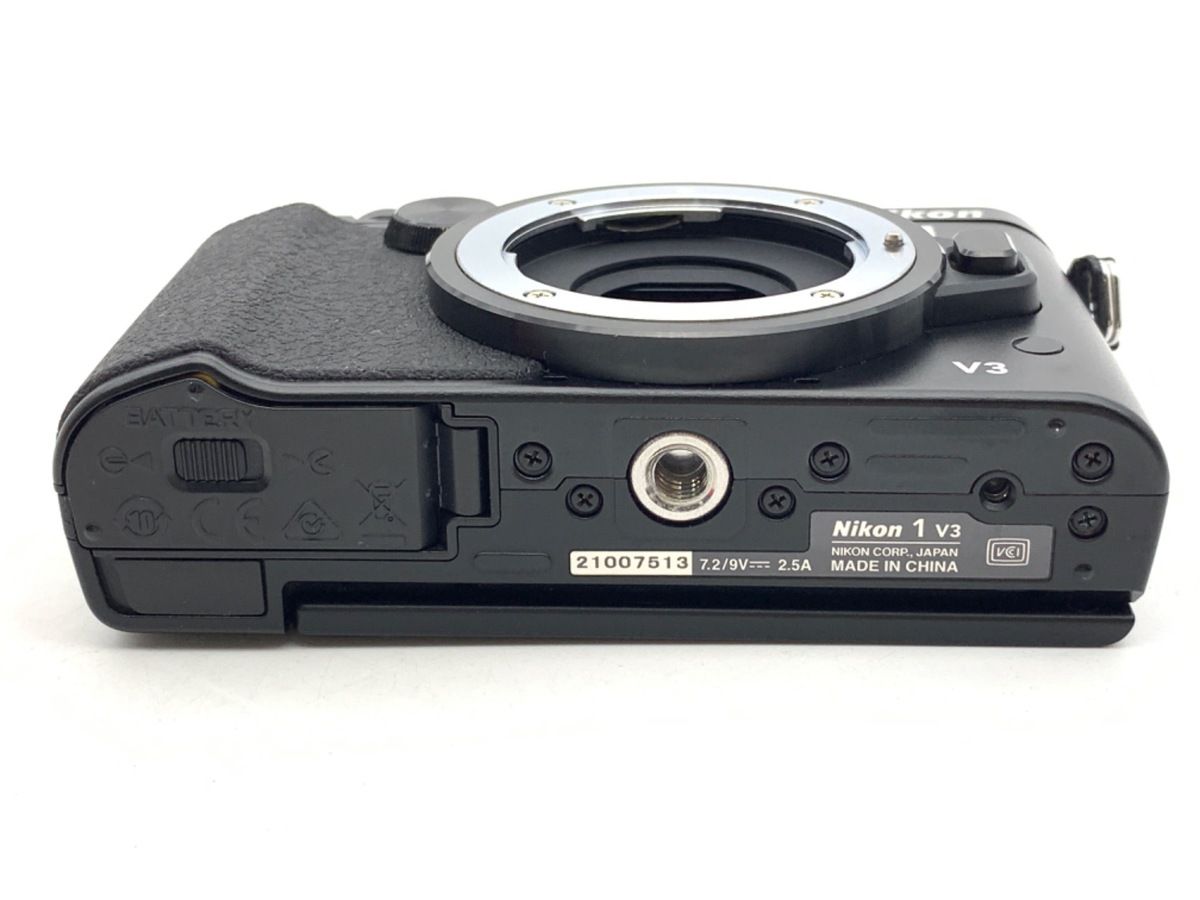  並品 ニコン Nikon 1 V 3 ボディ ブラック ミラーレス一眼 デジタルカメラ