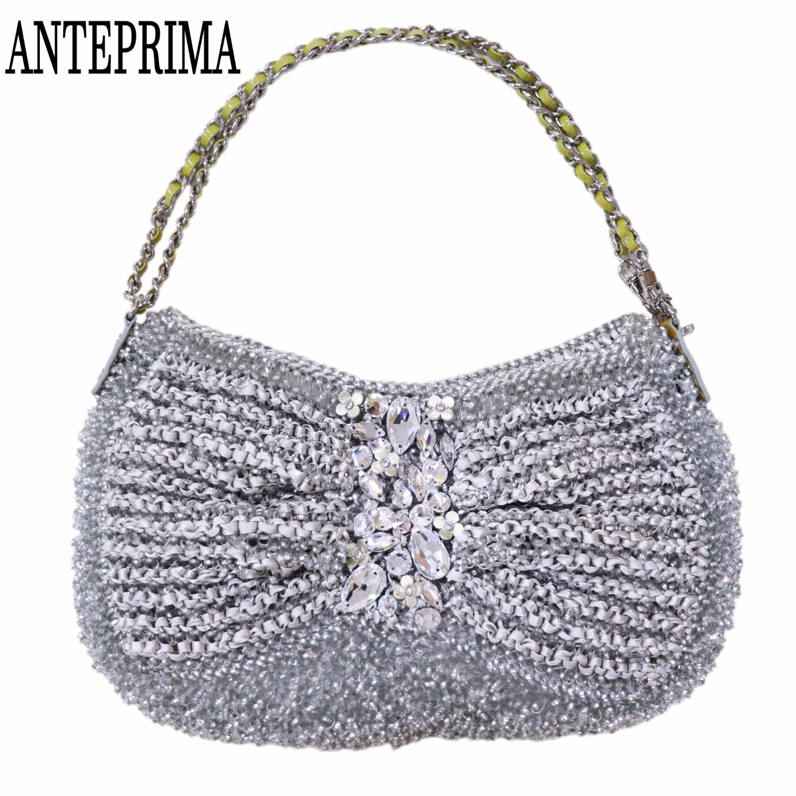 ANTEPRIMA アンテプリマ ワイヤーバッグ ハンドバッグ ビジュー付き  