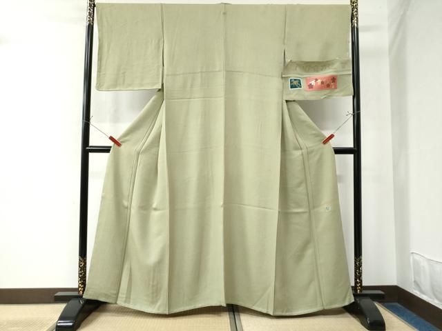 松竹梅地紋 抹茶色