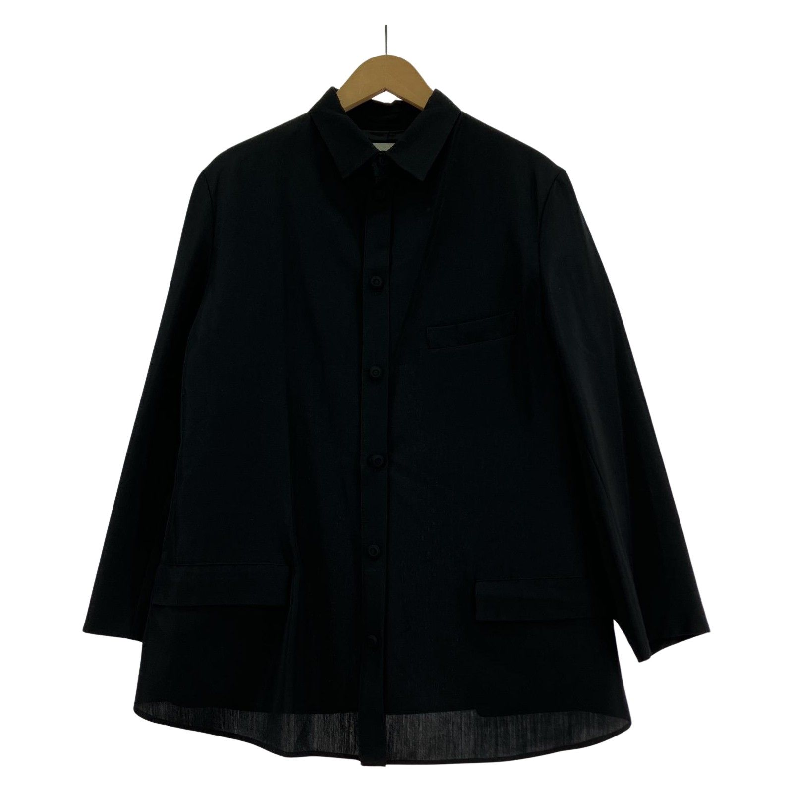 Yohji Yamamoto 97SS シャツジャケット S ブラック - メルカリ