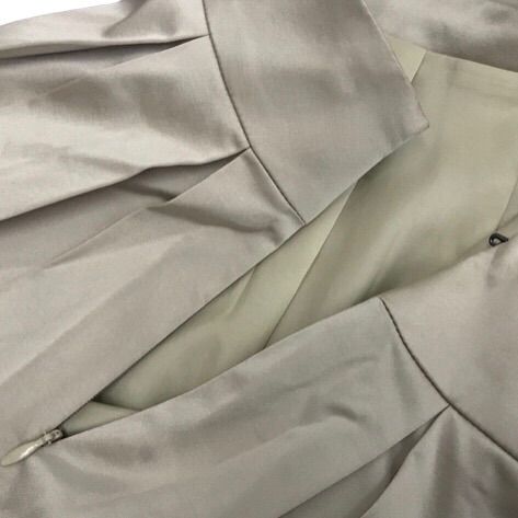 新品タグ付き】M-PREMIER フレアスカート ベージュ 膝丈 36 Sサイズ  